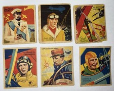 Lot 6 Vintage Sky Birds Trading Cards #19, 35, 37, 39, 57, 58 Chamberlin STINSON picture