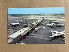 Postcard Cleveland OH Hopkins International Airport North Concourse Old Planes picture
