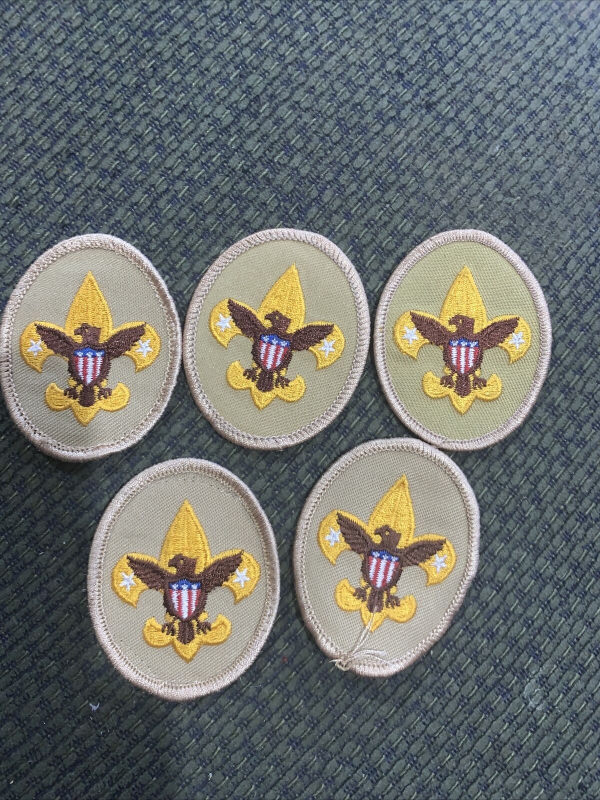 Used Current Issue Tenderfoot Scout Rank Oval Boy Scout Patch