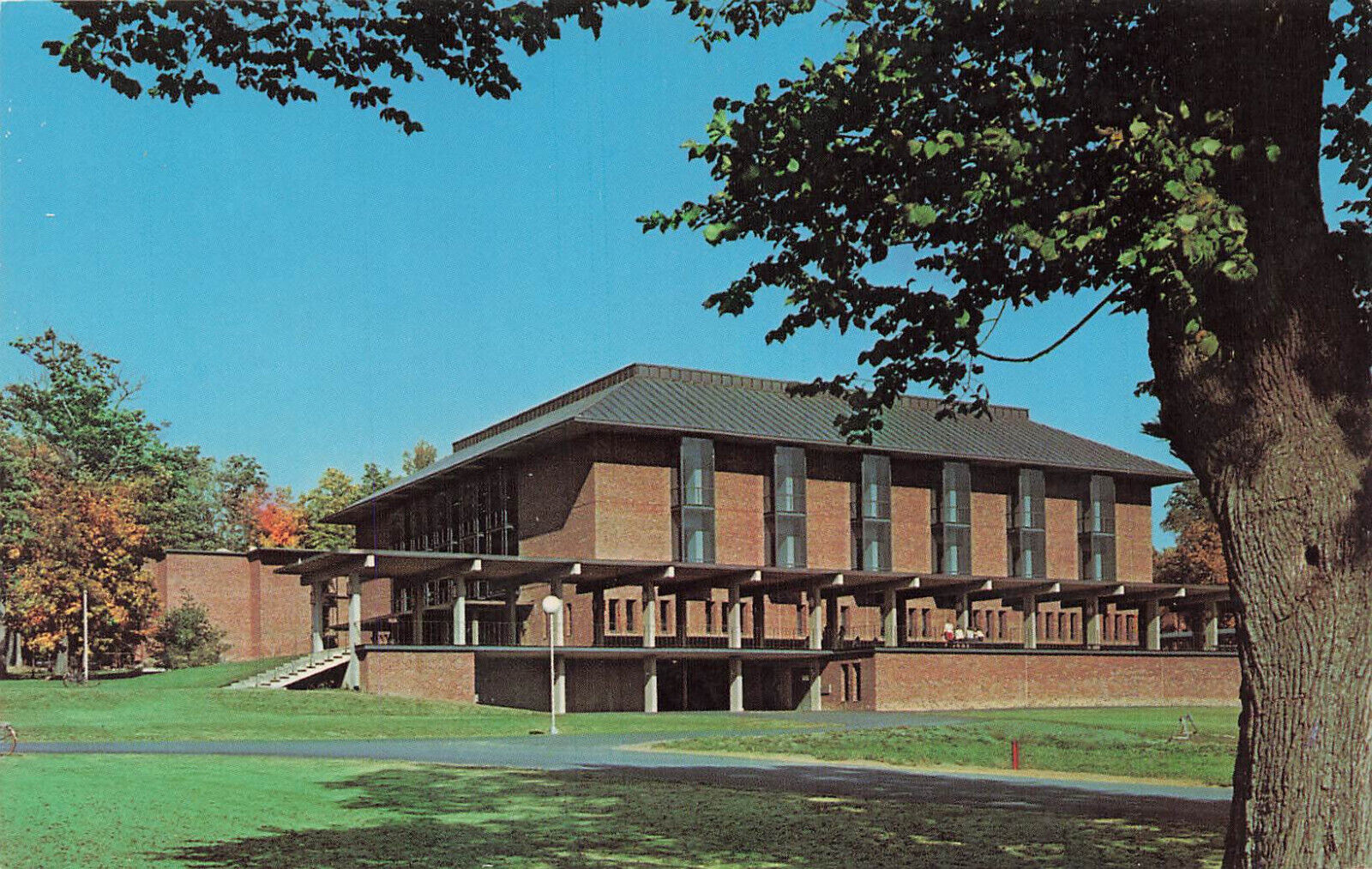Postcard Lucy Scribner Library Skidmore College Saratoga Springs New York