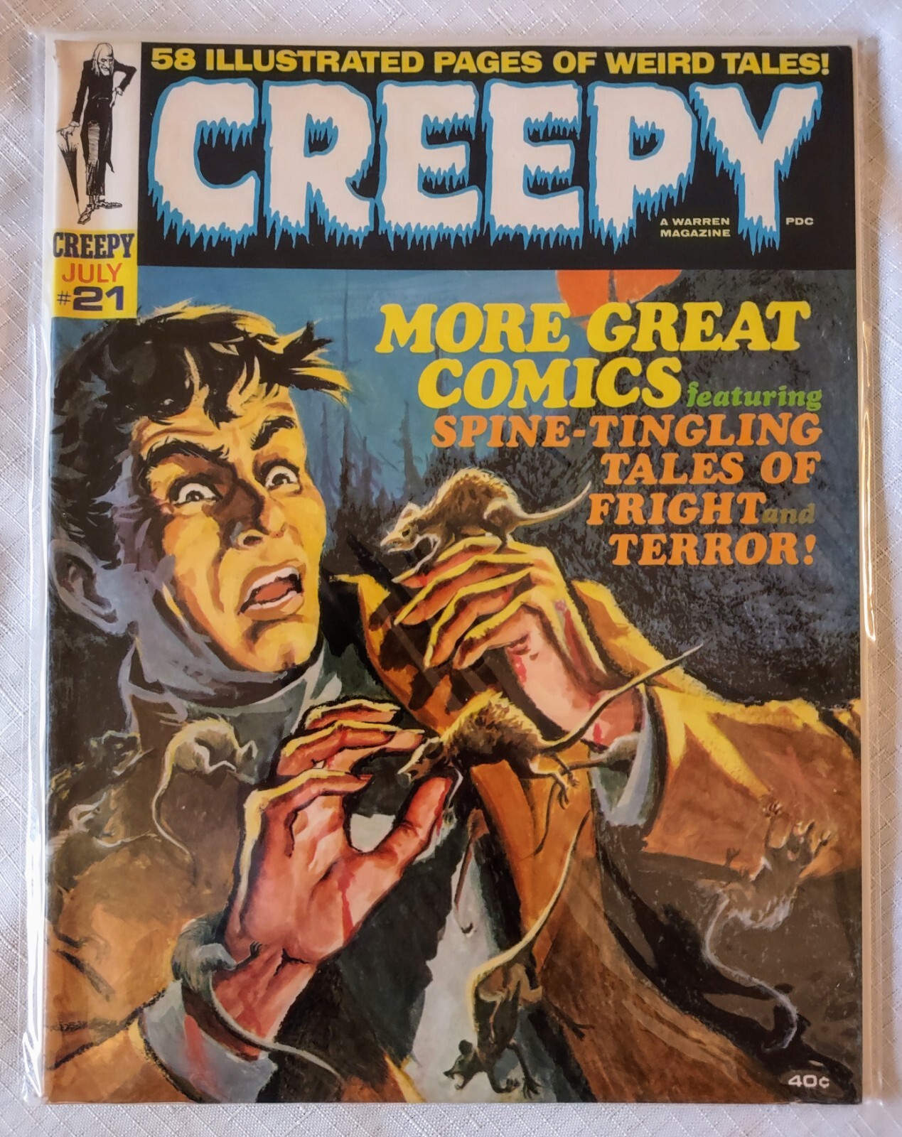 Creepy #21 (Warren Publishing, July 1968) Very Good Condition, See Pictures Creepy #21 (Warren Publishing, July 1968) Very Good Condition, See Pictures