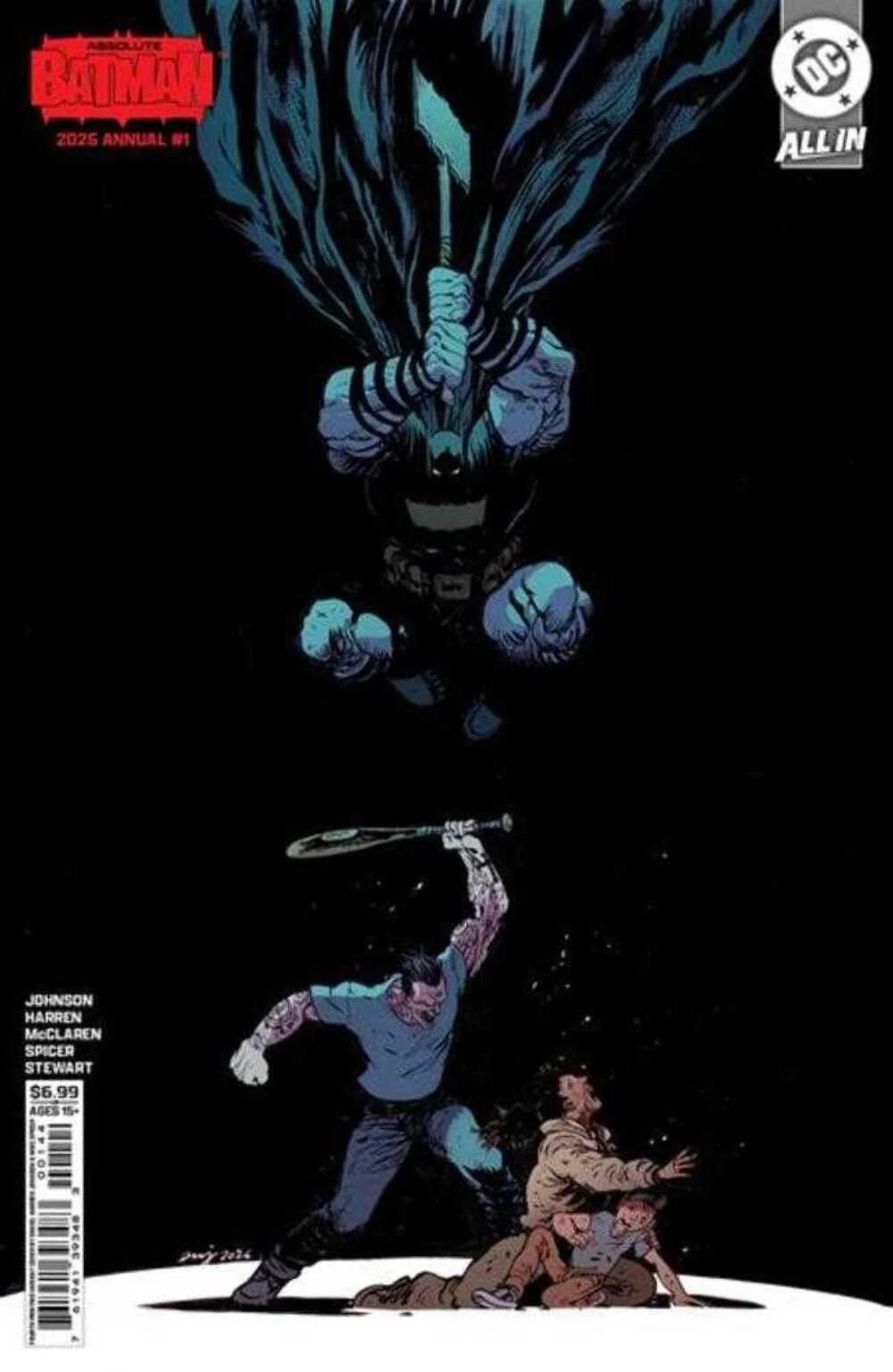 Absolute Batman 2025 Annual #1 4th Print Cover B Daniel Warren Johnson DC NM