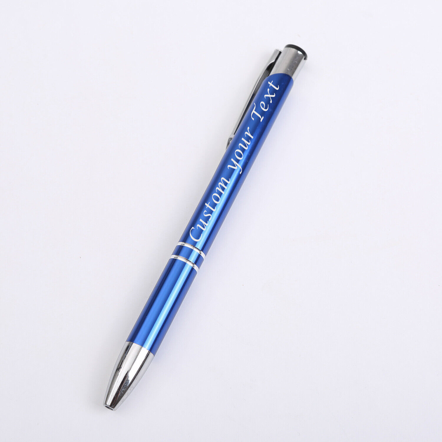 10 pack Custom Name Personalized Laser engraving Aluminum METAL Ballpoint pens 