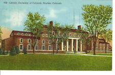 CN-202 CO Boulder Library University of Colorado Chrome Postcard Sanborn Publish picture