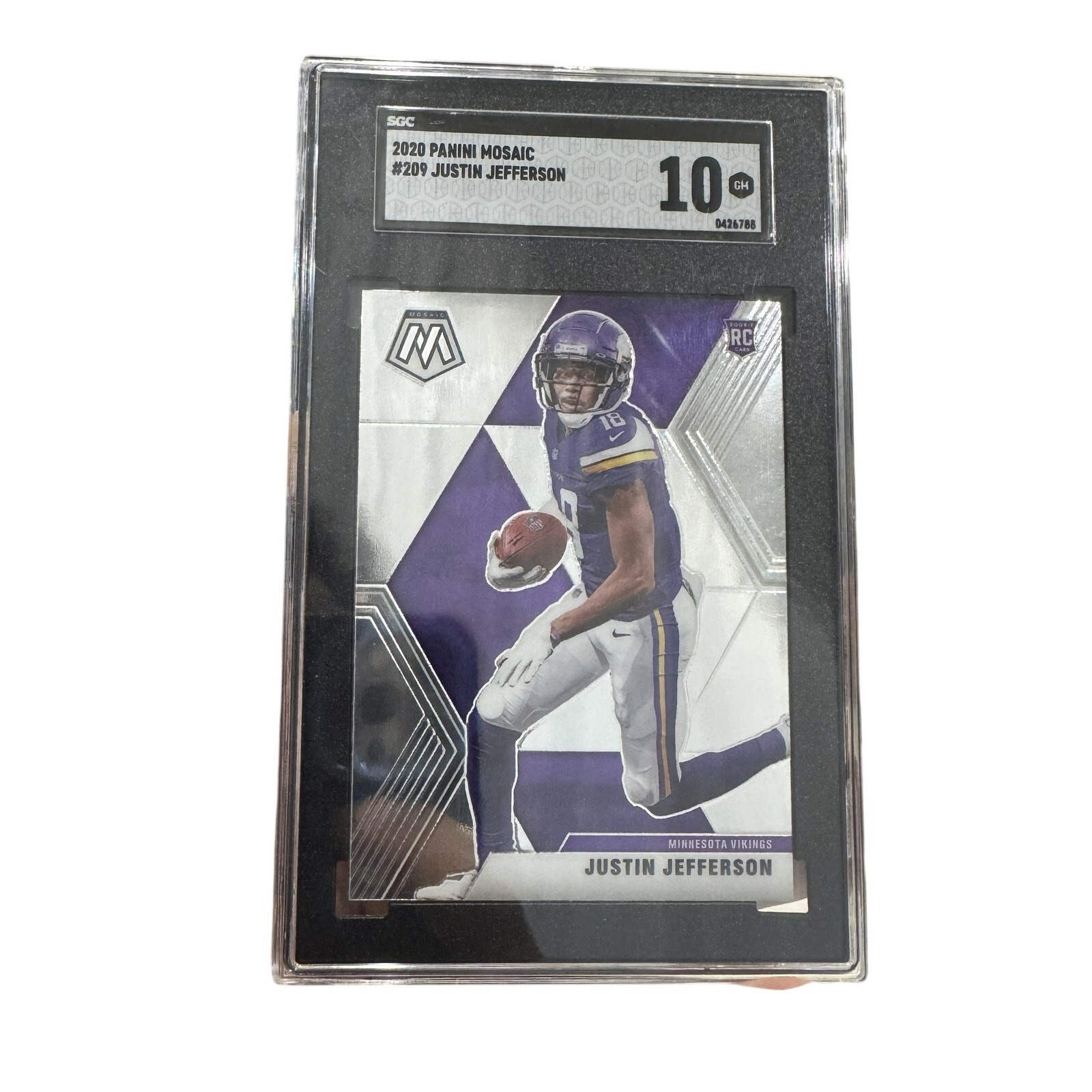 Justin Jefferson Graded Rookie 10
