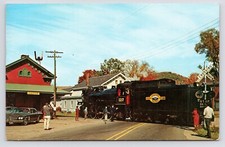 Bellows Falls Vermont VT Steamtown USA Rutland RR Depot Postcard c1970s picture