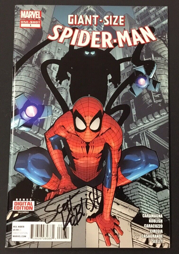 Giant-size Spider-Man #1 Signed By Scott Koblish NM- 9.2