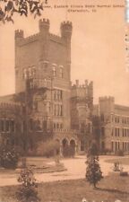 Tower Eastern Ill State Normal School Charleston Albertype c.1908 Postcard A528 picture