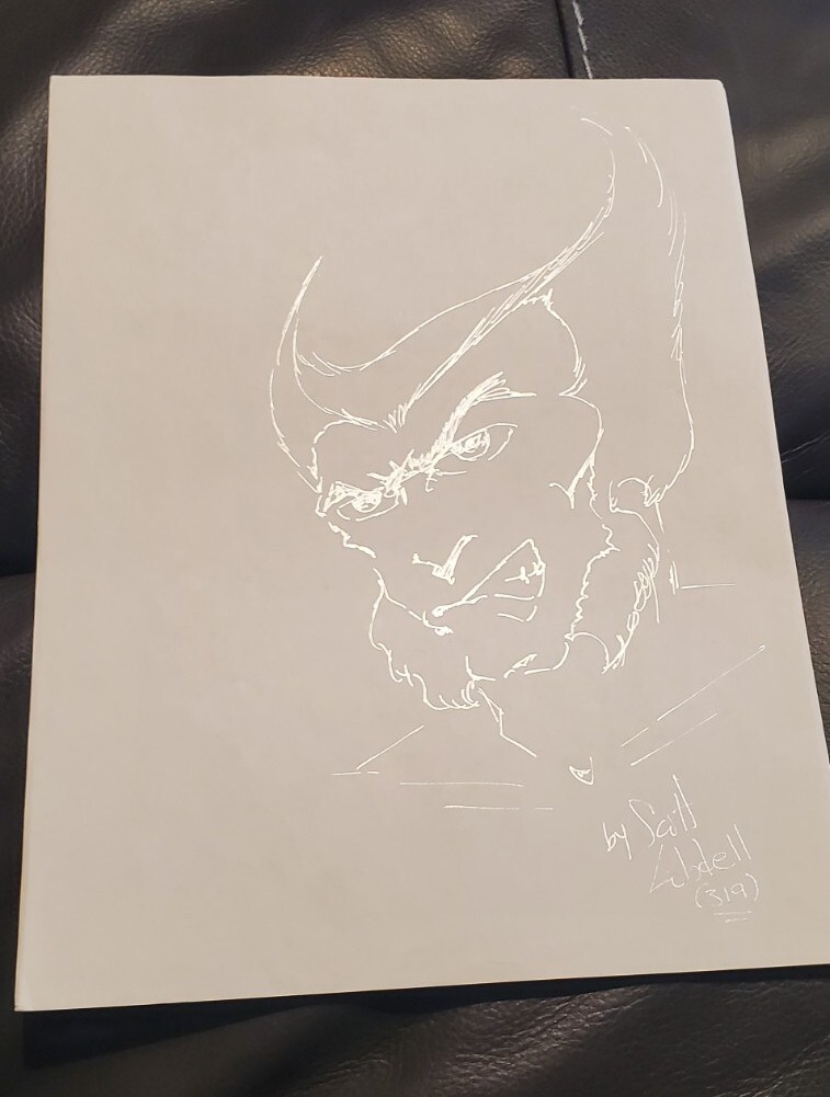 1993 Wolverine Drawing Art By Scott Lobdell #319 1993 Wolverine Drawing Art By Scott Lobdell #319