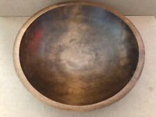 Vintage WESTON BOWL MILL Vermont Wooden Hand Made Turned Dough picture