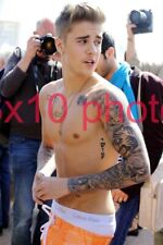 JUSTIN BIEBER #180,BARECHESTED,SHIRTLESS,beefcake,8X10 PHOTO picture