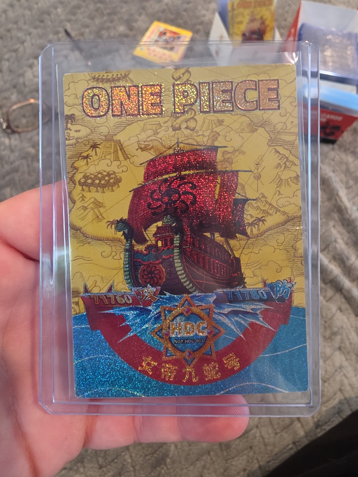 Boa Hancock's Kuja Pirates Ship The Thousand Sunny HDC001 Holo Foil 