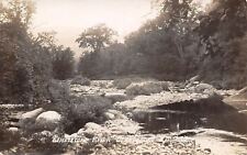 Wardsboro Vermont~Whetstone Brook~Boulders & Rocks~1934 Real Photo~RPPC picture