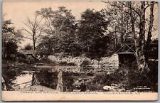Postcard Creek and Bridge Near Lehn Springs; Williamsville, New York 1907 Ed picture