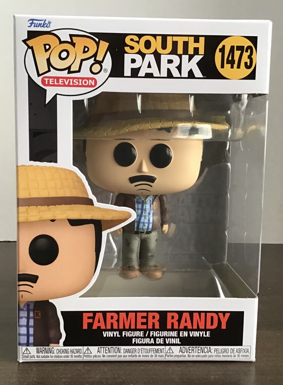 Funko Pop South Park Farmer Randy Marsh Funko Pop Vinyl Figure #1473