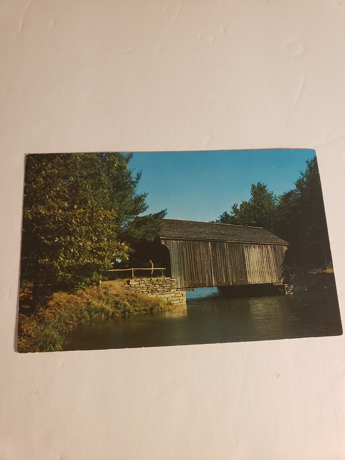Covered Bridge Dummerston Vermont Postcard #64