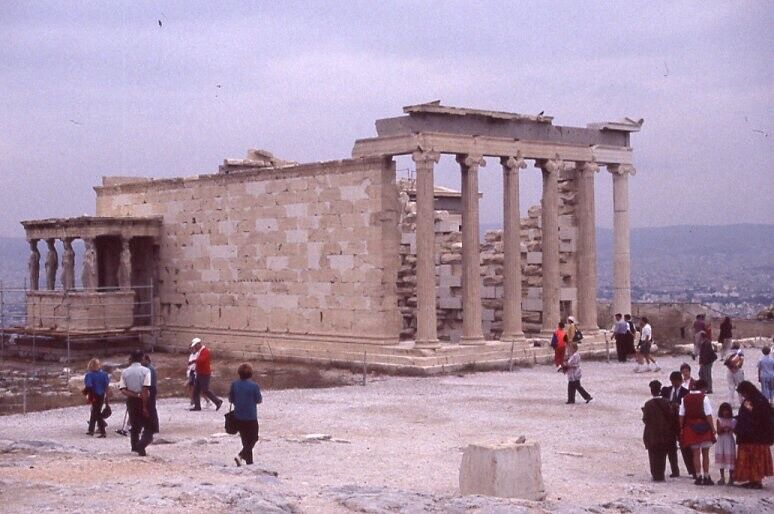 Vtg Original The Erechtheion Athens Greece