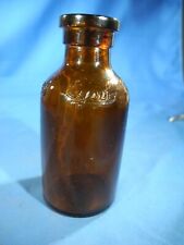 Vintage Lysol Incorporated Bottle Bloomfield NJ Amber Brown Glass picture