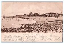 1910 Shippan Beach Exterior Building Rocks Stamford Connecticut Vintage Postcard picture