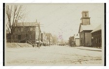 Winooski Vermont West Allen St Standard Postcard COPY RPPC picture