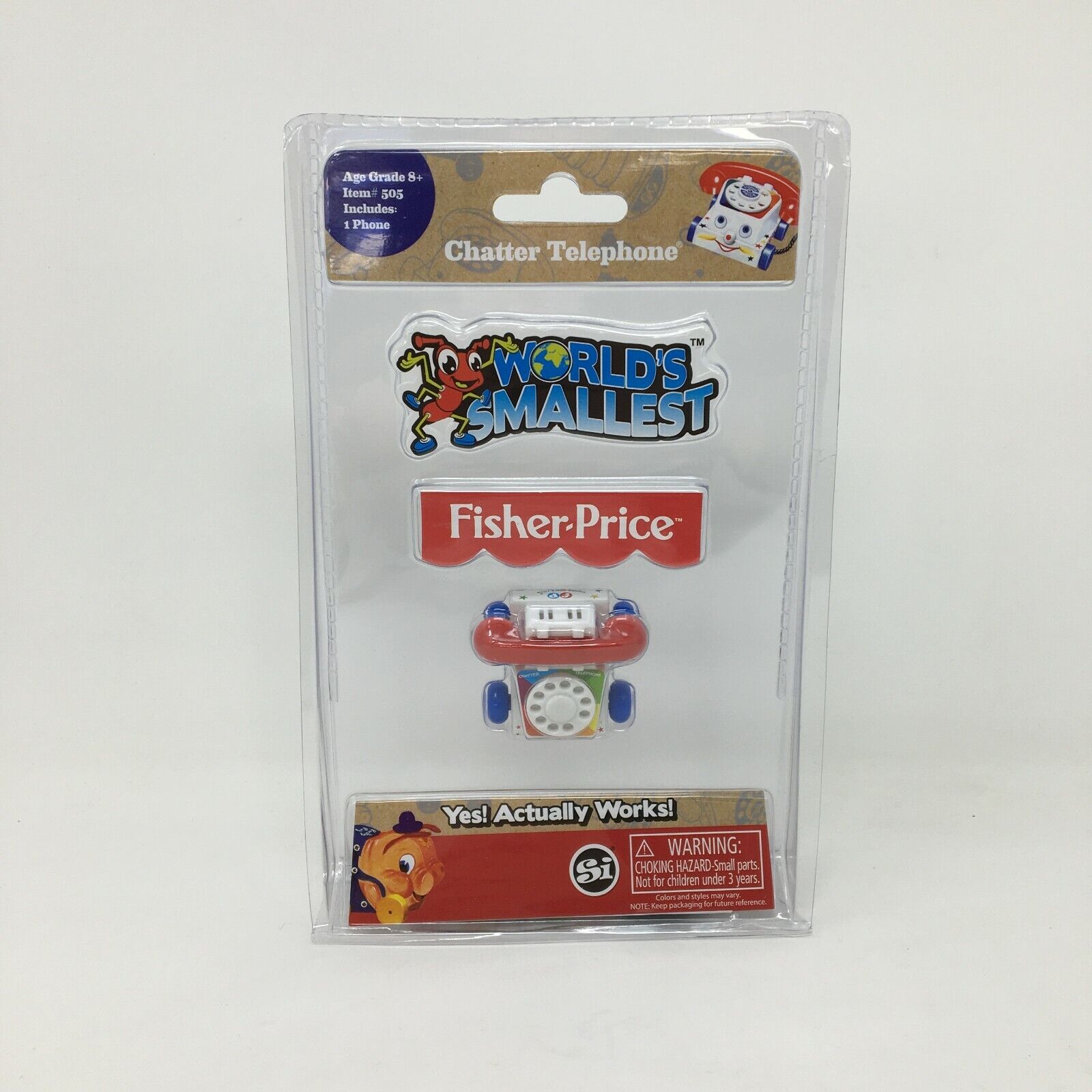 Fisher-Price World's Smallest Working Chatter Telephone Sealed Package New