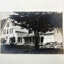 RPPC Wardsboro Center Vermont VT Family Home Antique Photo Postcard Residence picture