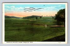 Granville OH-Ohio, Granville Inn Golf Course, Antique, Vintage c1941 Postcard picture