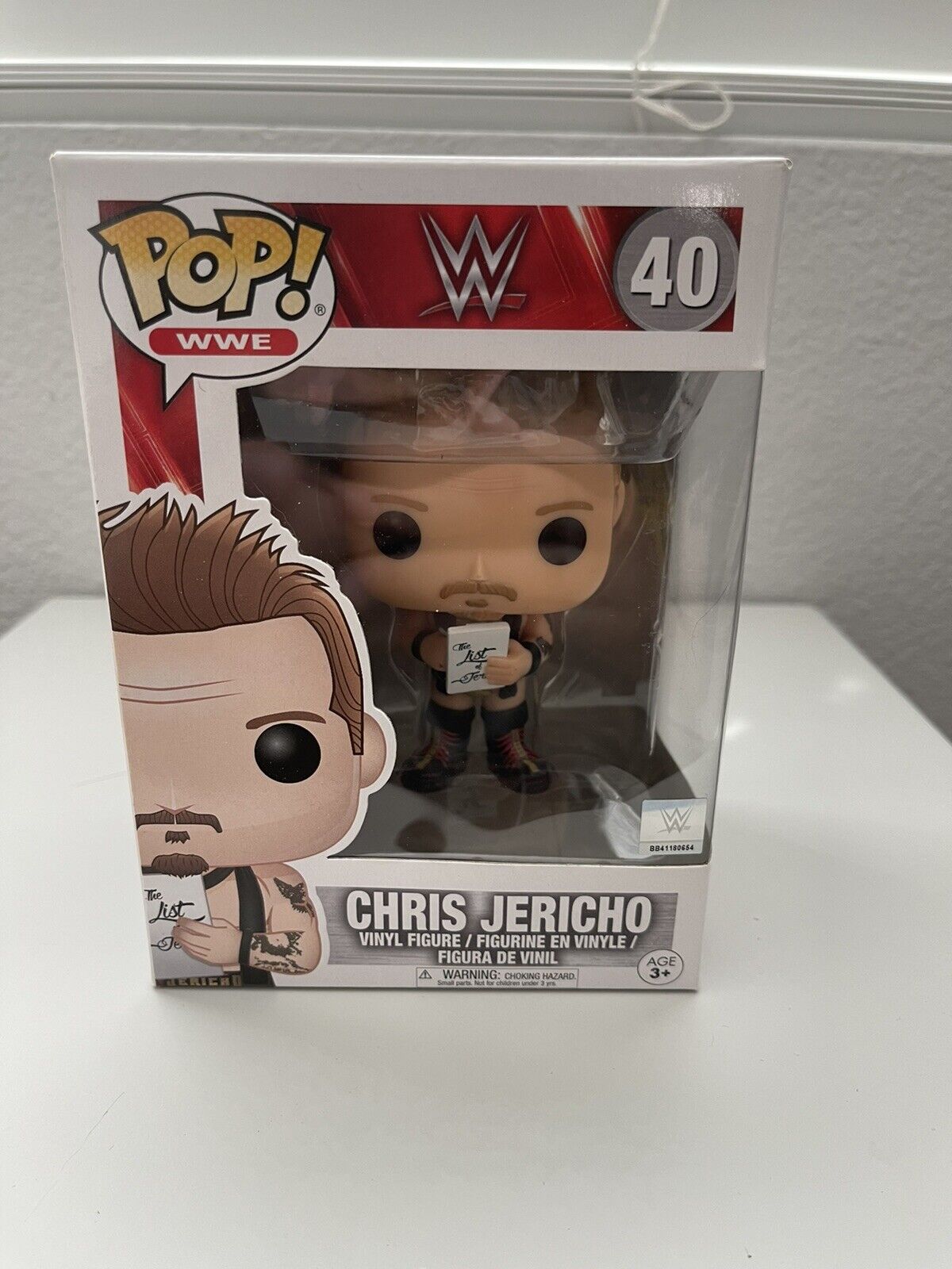 Funko Pop WWE Wrestling #40 Chris Jericho Vaulted Vinyl Figure New In Box