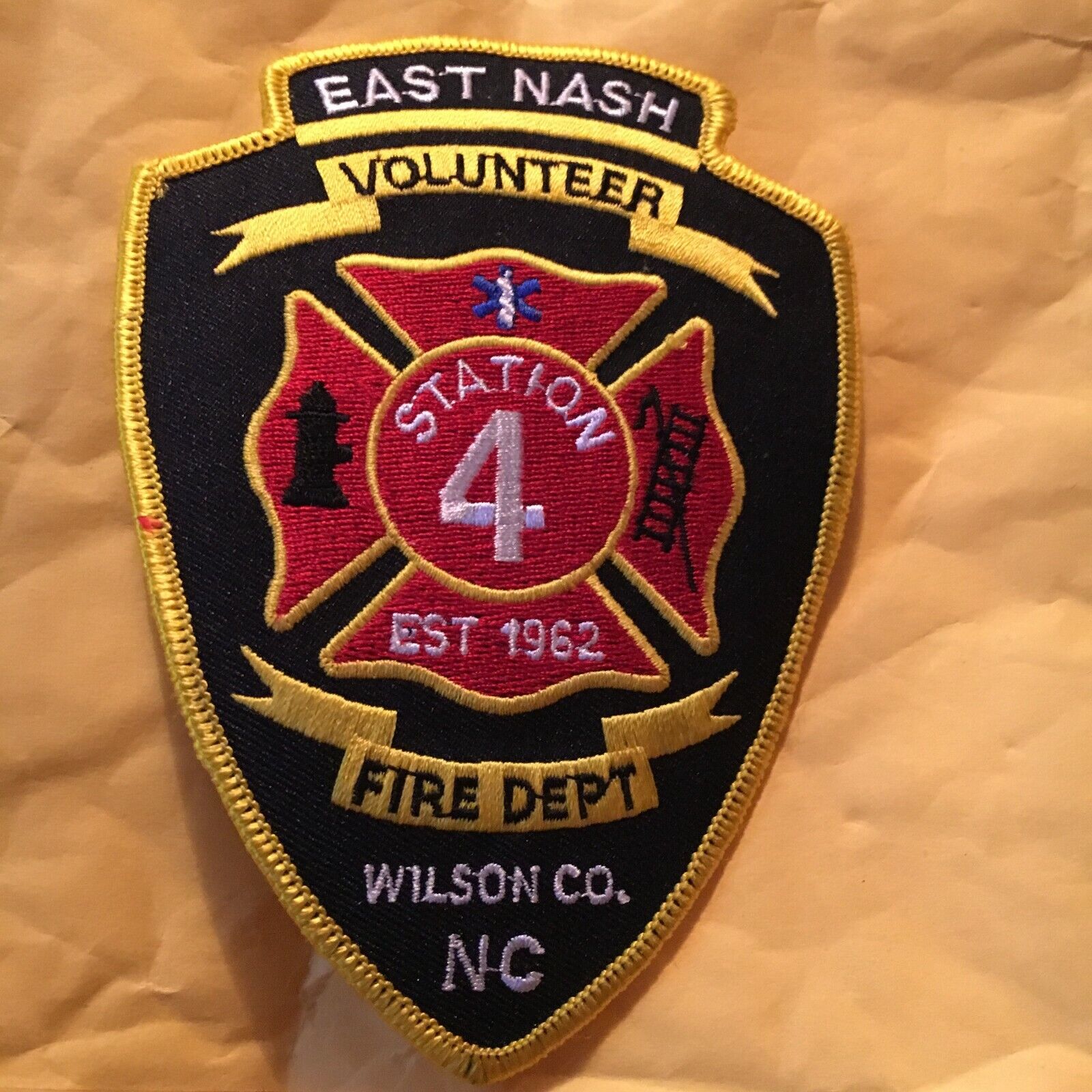 East Nash North Carolina Fire Patch  