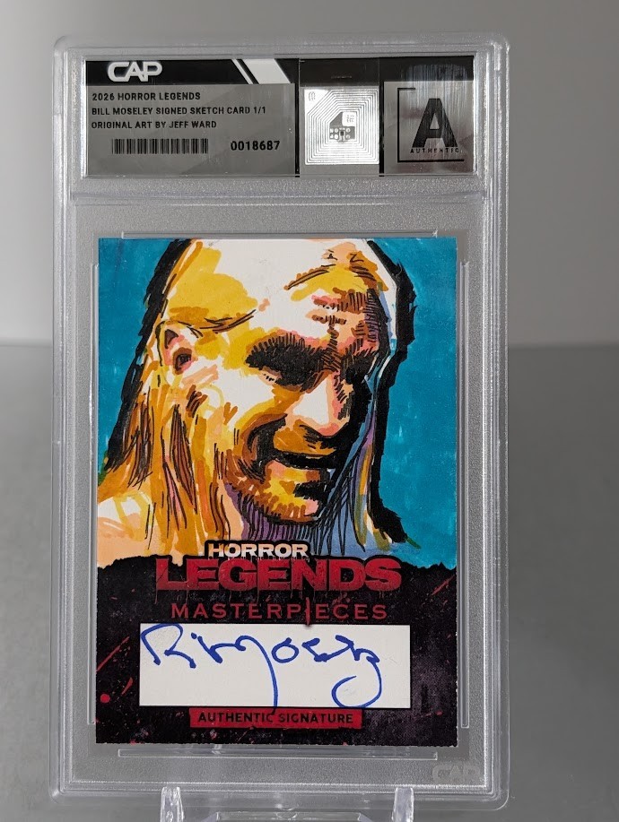 Horror Legends Masterpieces Sketch Card 1/1 Signed Bill Moseley Otis B Driftwood Horror Legends Masterpieces Sketch Card 1/1 Signed Bill Moseley Otis B Driftwood