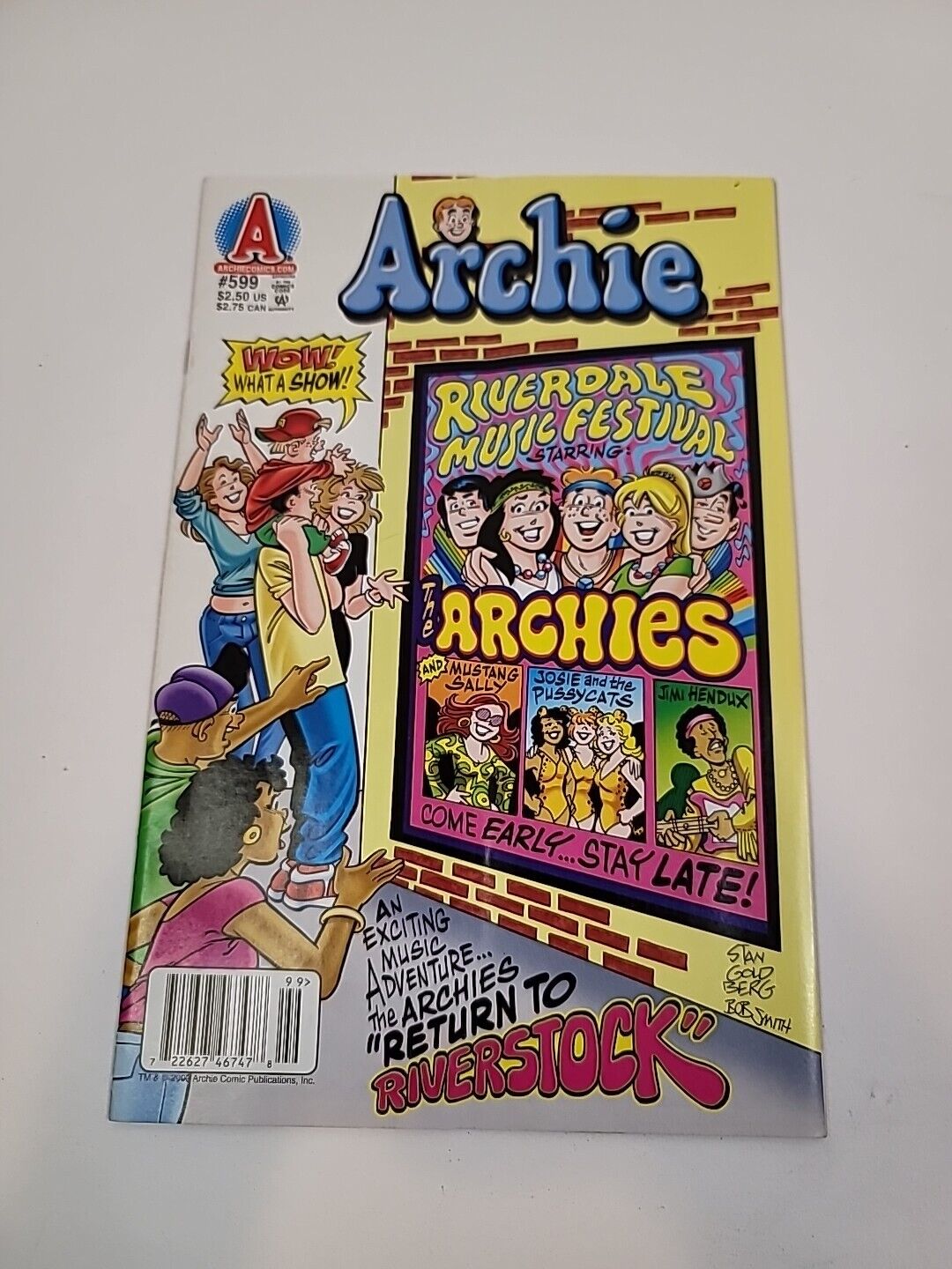 Archie #599 -  *Woodstock 40th Anniversary* Newsstand