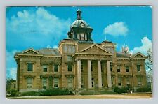 New Albany MS, Union County Courthouse, Clock Tower Vintage Mississippi Postcard picture