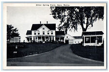 1933 Silver Spring Farm Saco Maine ME East Ryegate VT Posted Postcard picture