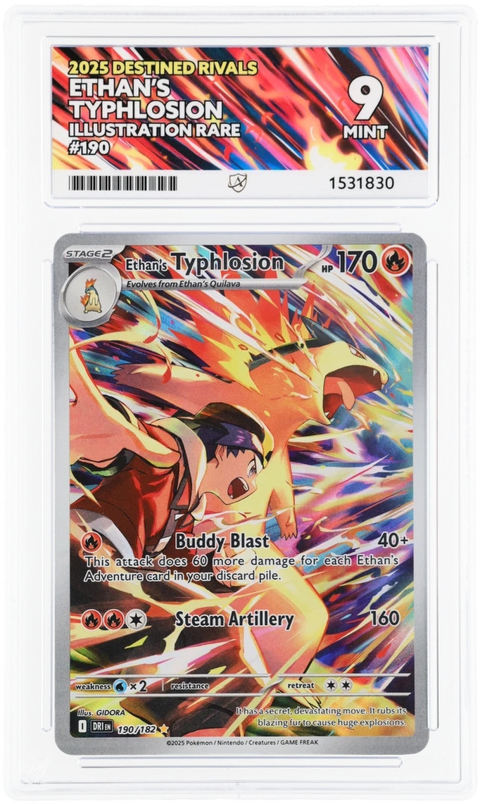 Ethan\'s Typhlosion 190/182 ACE 9 Destined Rivals Pokemon Card Game Ethan\'s Typhlosion 190/182 ACE 9 Destined Rivals Pokemon Card Game