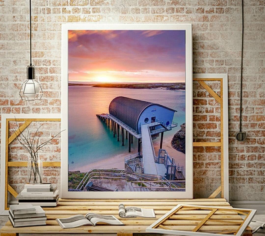 Padstow Prints of The RNLI Lifeboat Station | Cornwall art Prints for Sale, RNLI