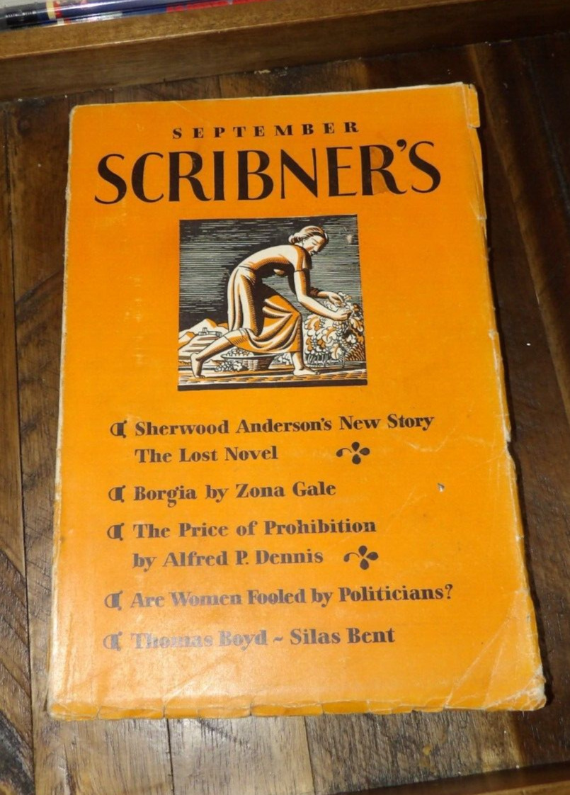 Scribner's Magazine Sep 1928 Vol. 84 #3 GD 2.0 Low Grade