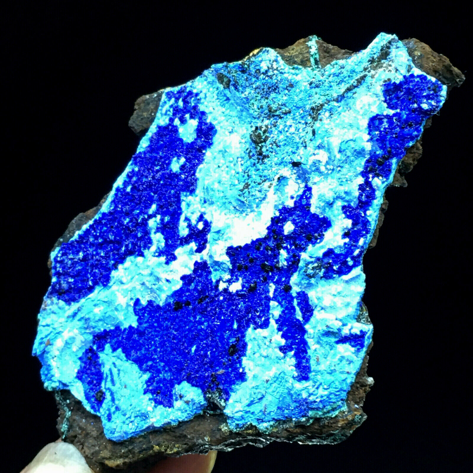 23g Green/Blue Sanshui Aluminium & Azurite Crystal Mineral Specimen/Yunnan