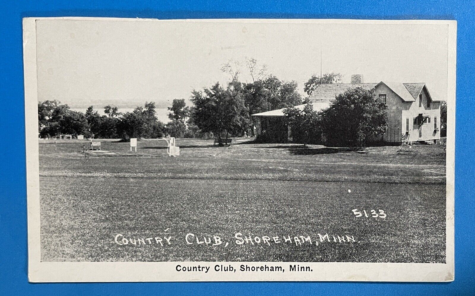 Shoreham MN Minnesota Vintage Postcard COUNTRY CLUB