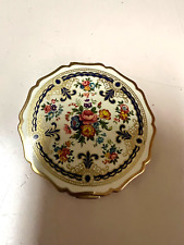 Vintage Stratton Compact, beautiful floral, guc picture