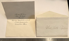 Antique Wedding Invitation 1902 in Downers Grove Illinois Includes Envelope B2BC picture