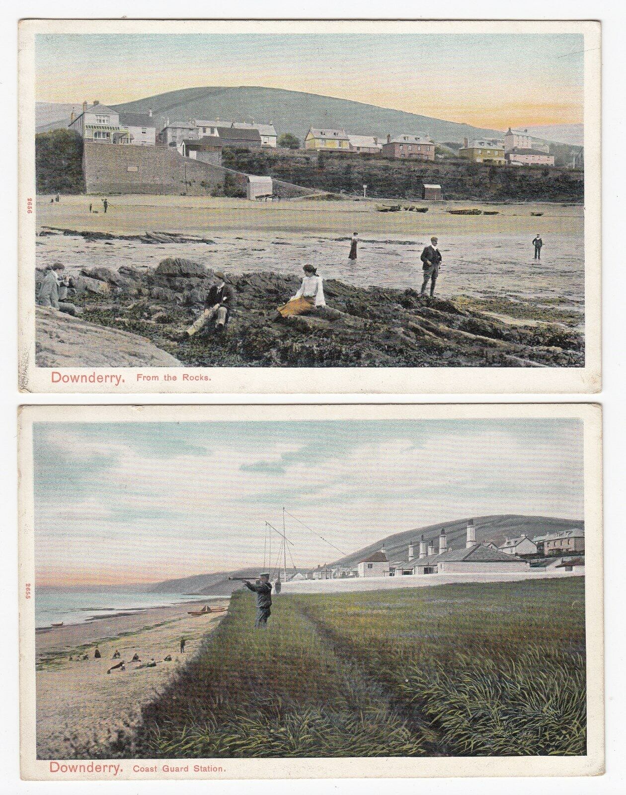 Downderry Postcards Coast Guard Station Cornwall UK
