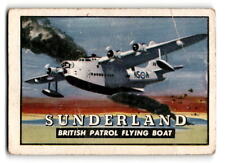 1952 Topps Wings #13 Sunderland British Patrol Flying Boat picture