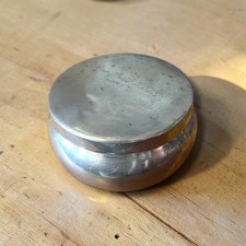Vintage Old Newbury Pewter Rice University 1982 Covered Trinket Tobacco Box picture