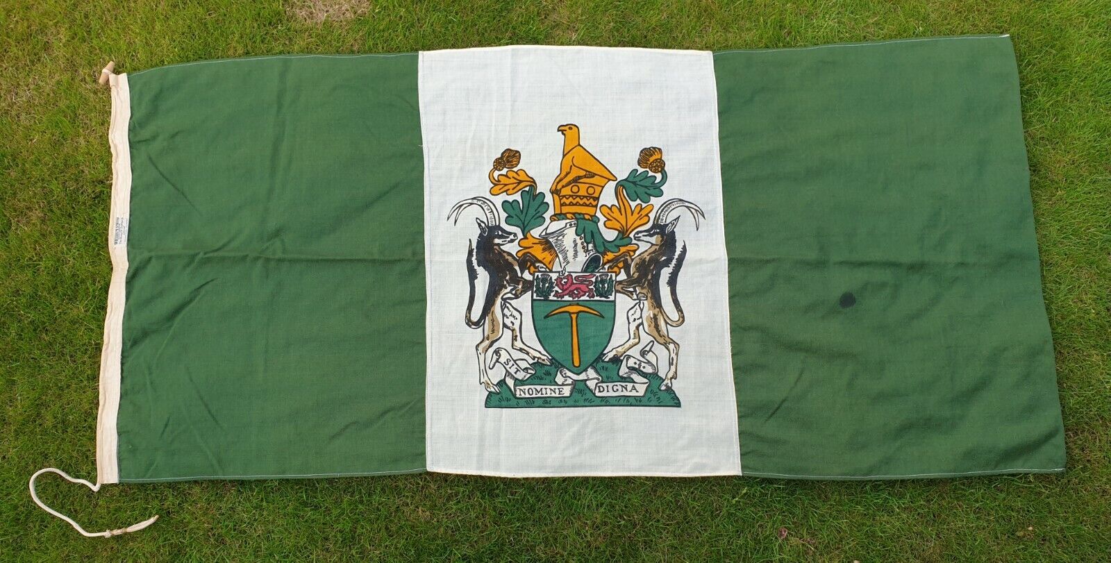 Large Vintage Original William Smith Salisbury Rhodesia Flag Rhodesian 