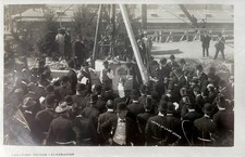 Hartford Bridge Celebration RPPC Photo Postcard COPY picture