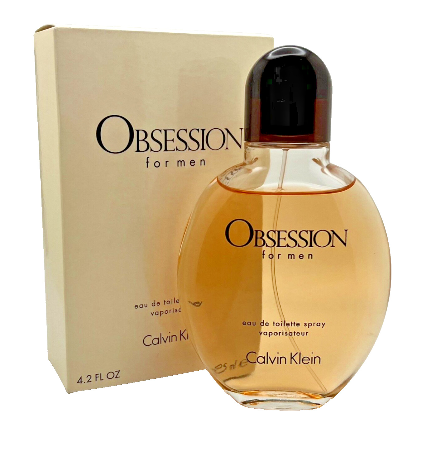 Calvin Klein Obsession For Men 4.2 oz EDT Fragrance Cologne Spray