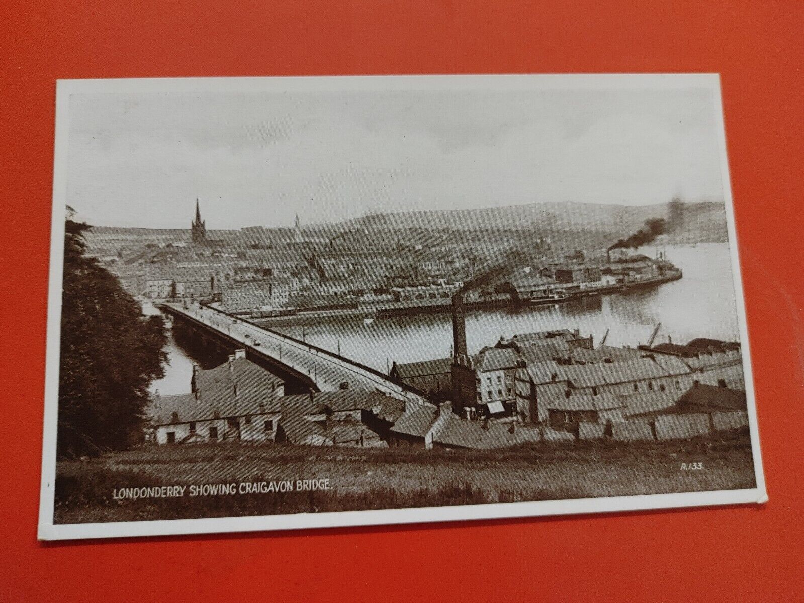 Londonderry Showing Craigavon Bridge Postcard  P008A