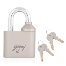 Godrej Dual Access 60mm Padlock | 4 Keys | Main Door Gate Lock | Cabinet Locker picture