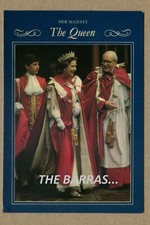QUEEN ELIZABETH Leaving Westminster Abbey VINTAGE Heritage Series POSTCARD picture