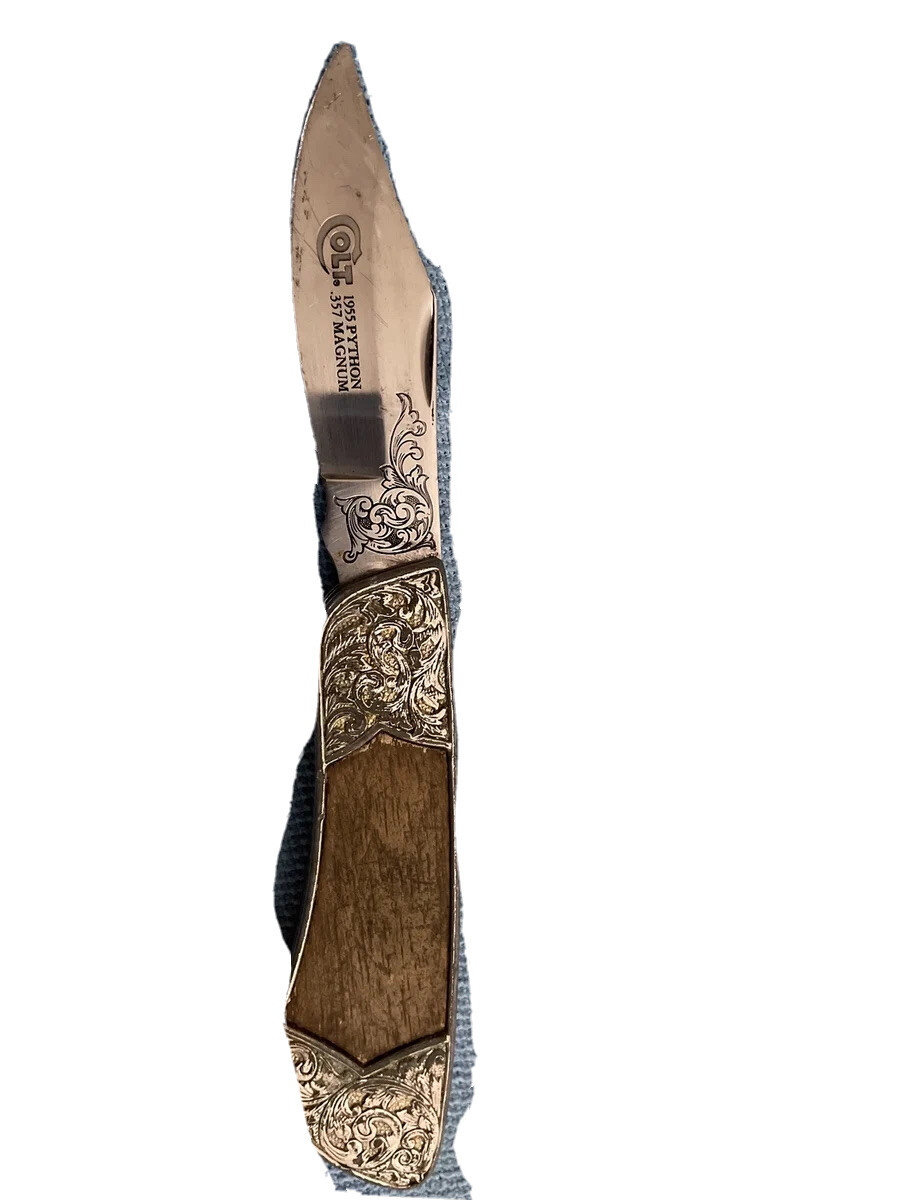 Franklin Mint Colt 1955 Python Revolver .357 Magnum Knife for Sale ...